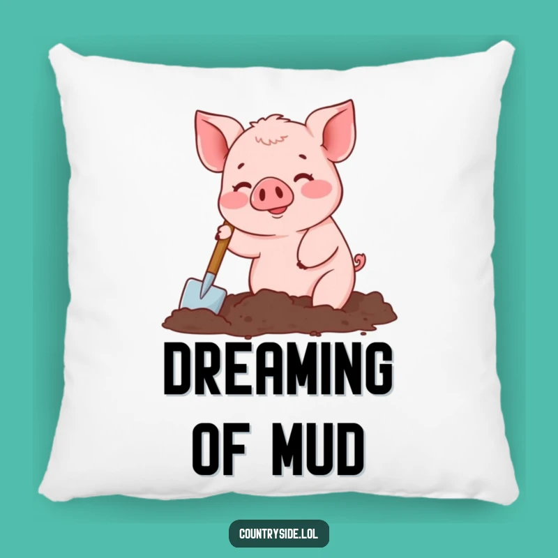 Funny Kawaii Pig Pillow: Soft Garden Cushion, Cozy Funny Gift