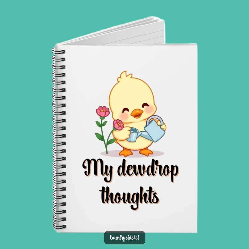 Funny Kawaii Duck Notebook: Gentle Gardener for Notes, Ideal Funny Gift
